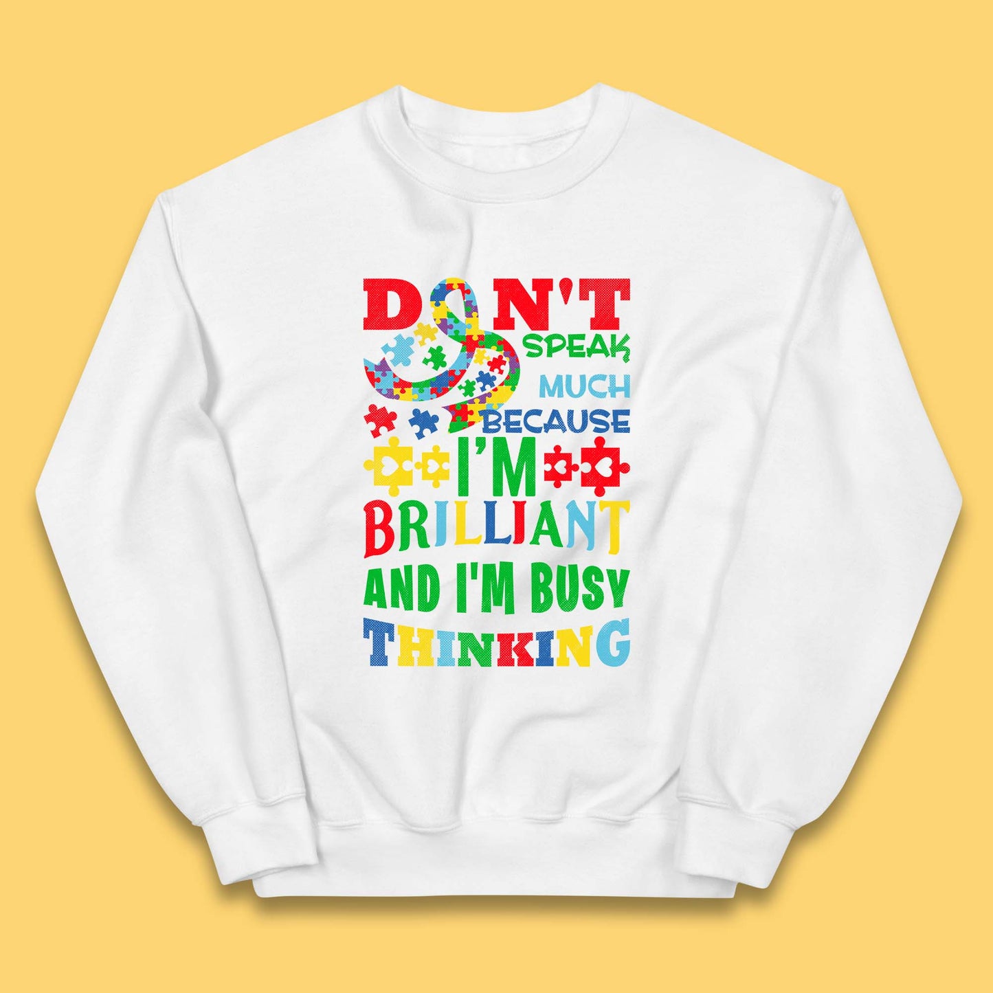 Autism Busy Thinking Kids Jumper