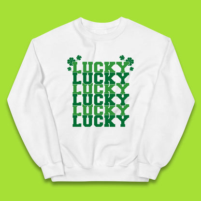 Lucky St Patrick's Day Kids Jumper