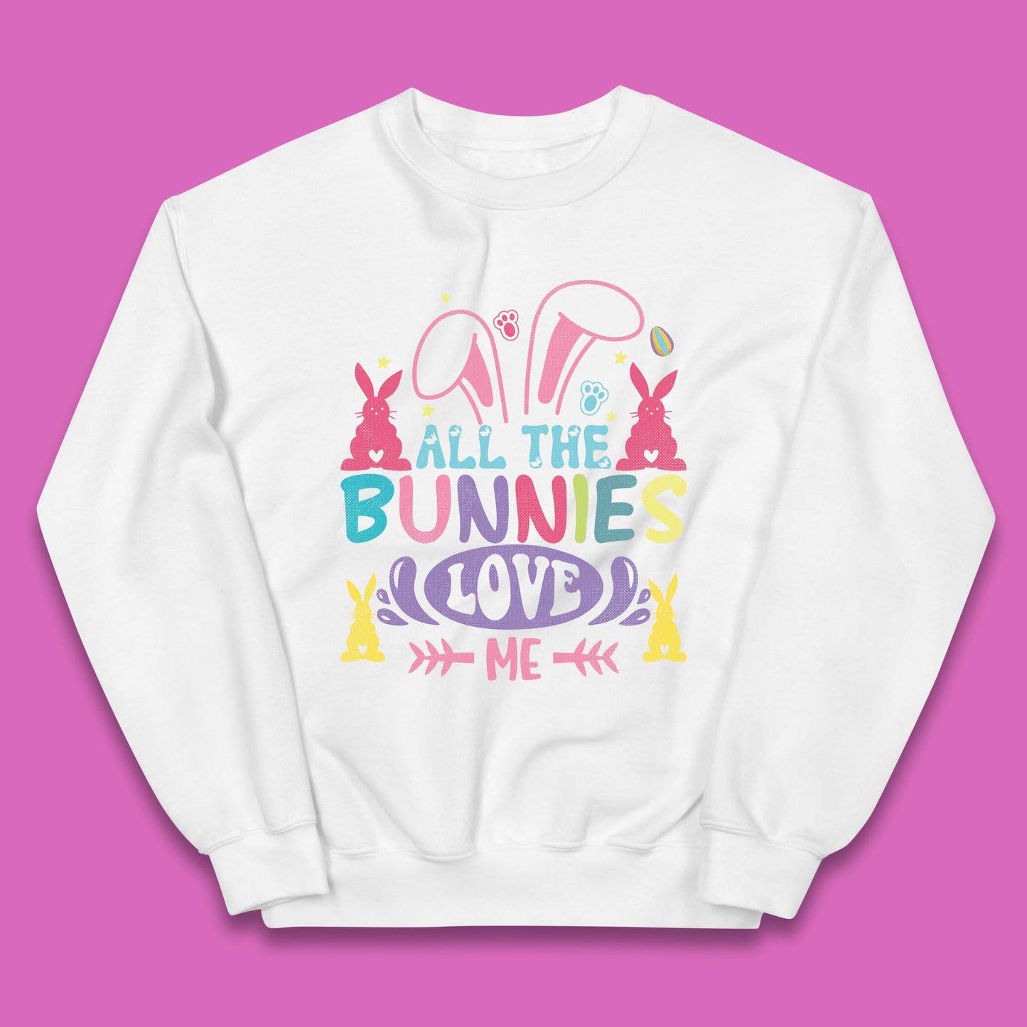 All The Bunnies Love Me Kids Jumper