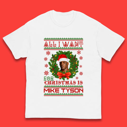 Mike Tyson Christmas Kids T-Shirt