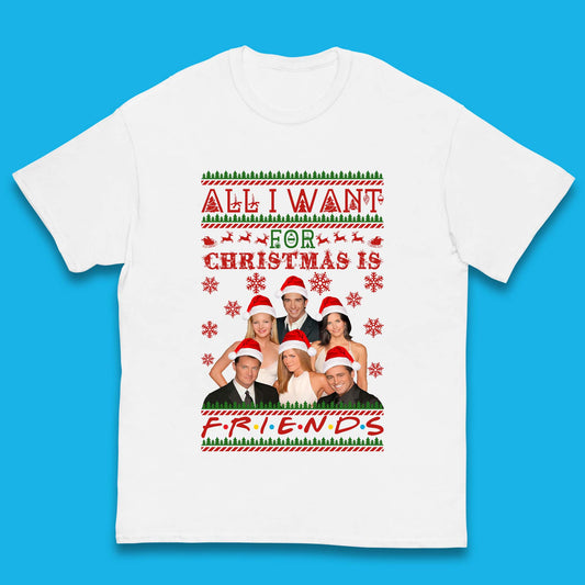 Want Friends For Christmas Kids T-Shirt