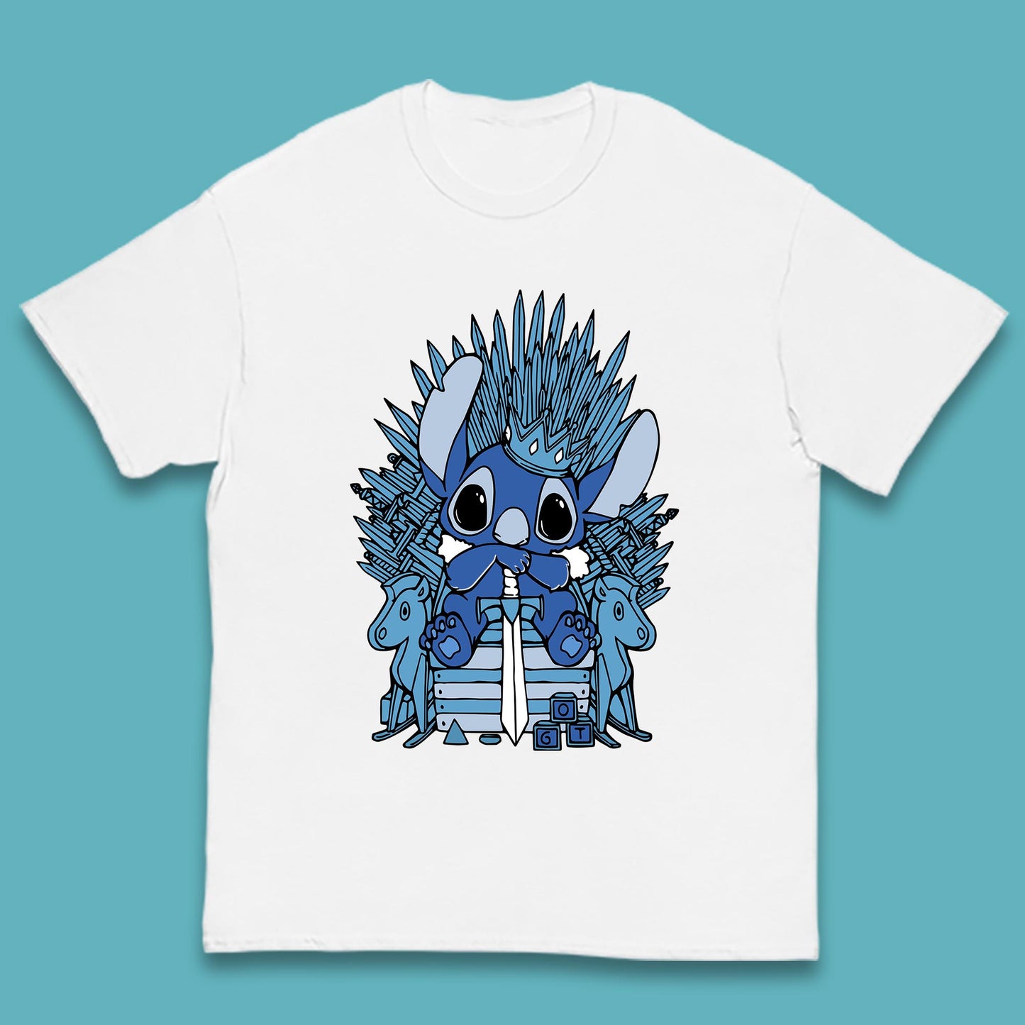 Disney Stitch Game Of Thrones Movie Parody The Throne Lilo And Stitch Kids T Shirt