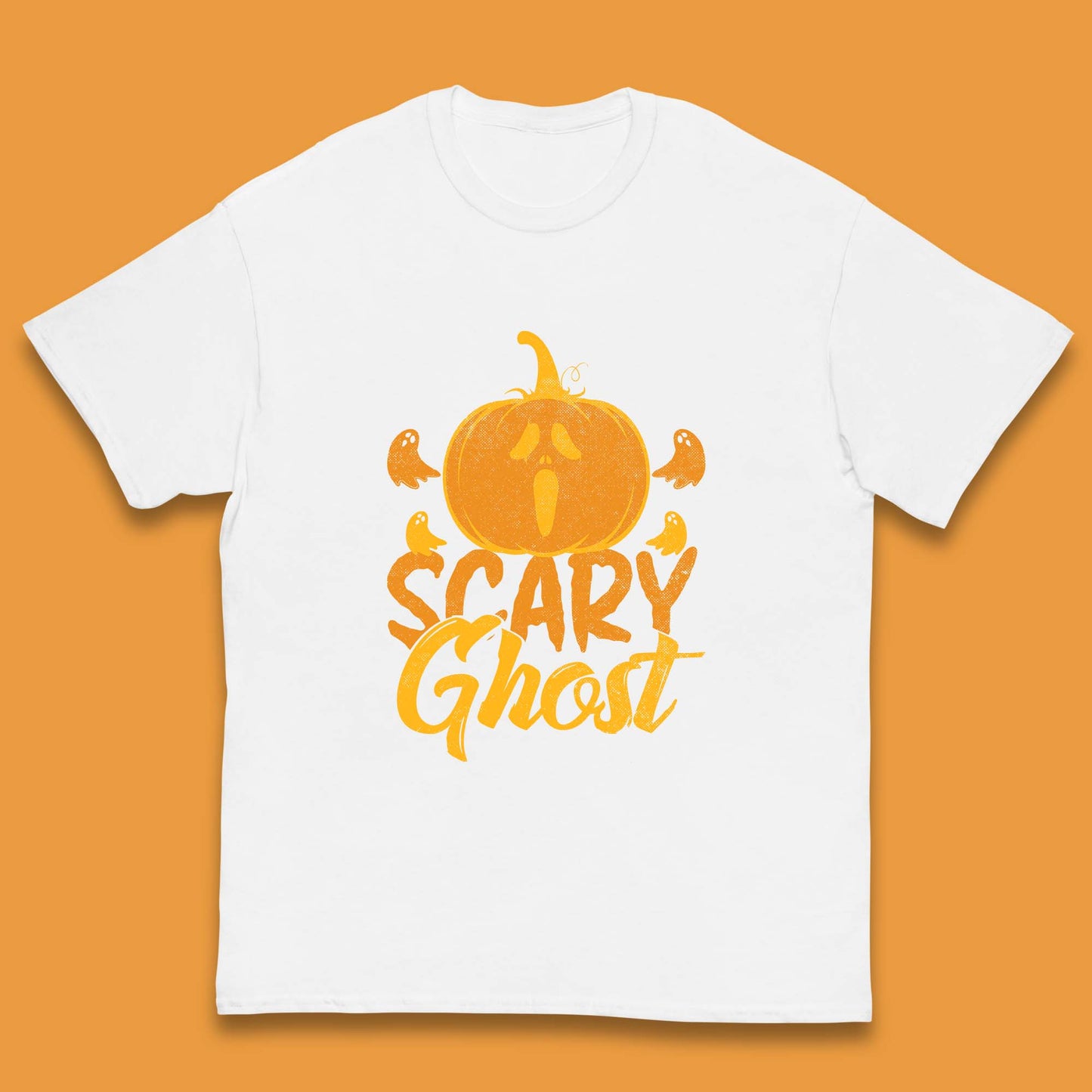 Scary Ghost Halloween Scream Ghost Face Horror Scary Pumpkin Ghostface Kids T Shirt