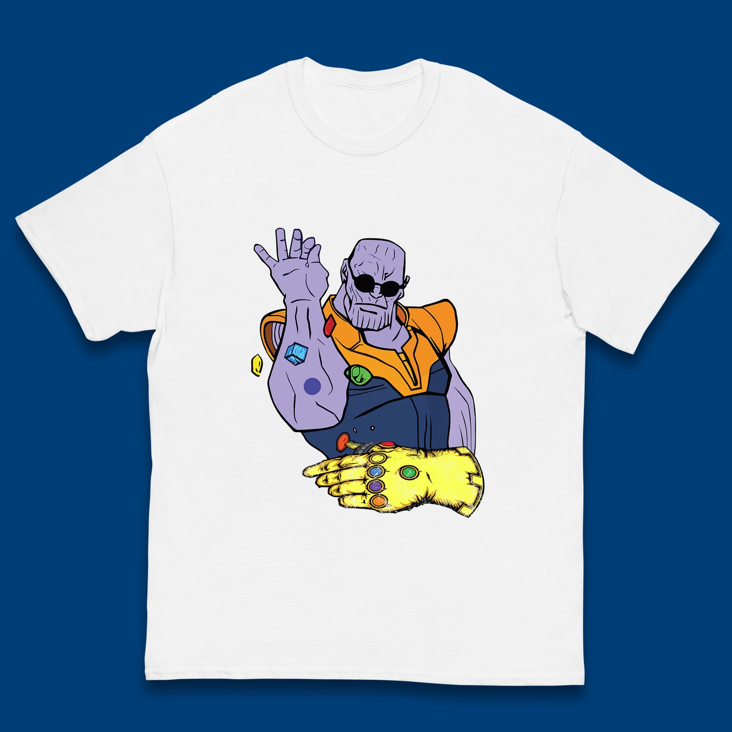 Thanos Infinity Stones Bae Avengers Infinity War Salt Bae Thanos Spoof Marvel Comics Infinity Gauntlet Kids T Shirt