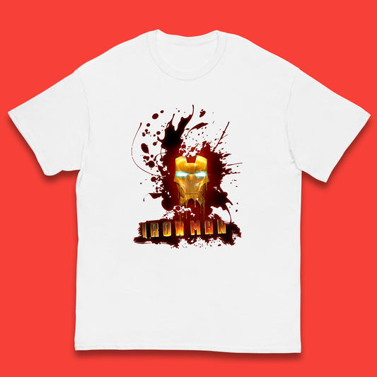 Marvel Avengers Iron Man Face Logo Avengers Endgame Superheros Movie Kids T Shirt