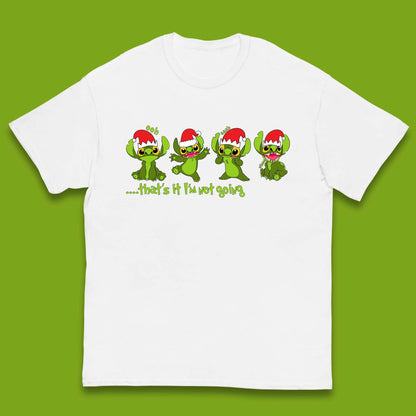 Grinch Stitch Christmas Kids T-Shirt