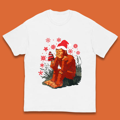 bigfoot christmas tree t shirt