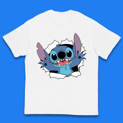 Disney Lilo And Stitch Hello Cartoon Character Ohana Stitch Lover Disneyland Vacation Trip Disney World Kids T Shirt