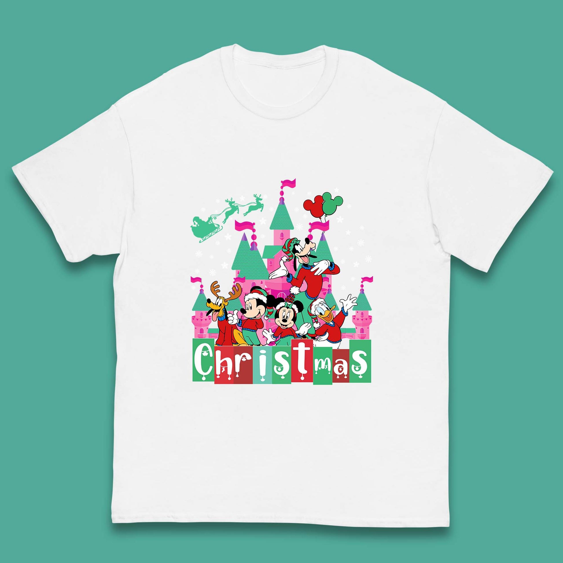 christmas disneyland kids t shirt