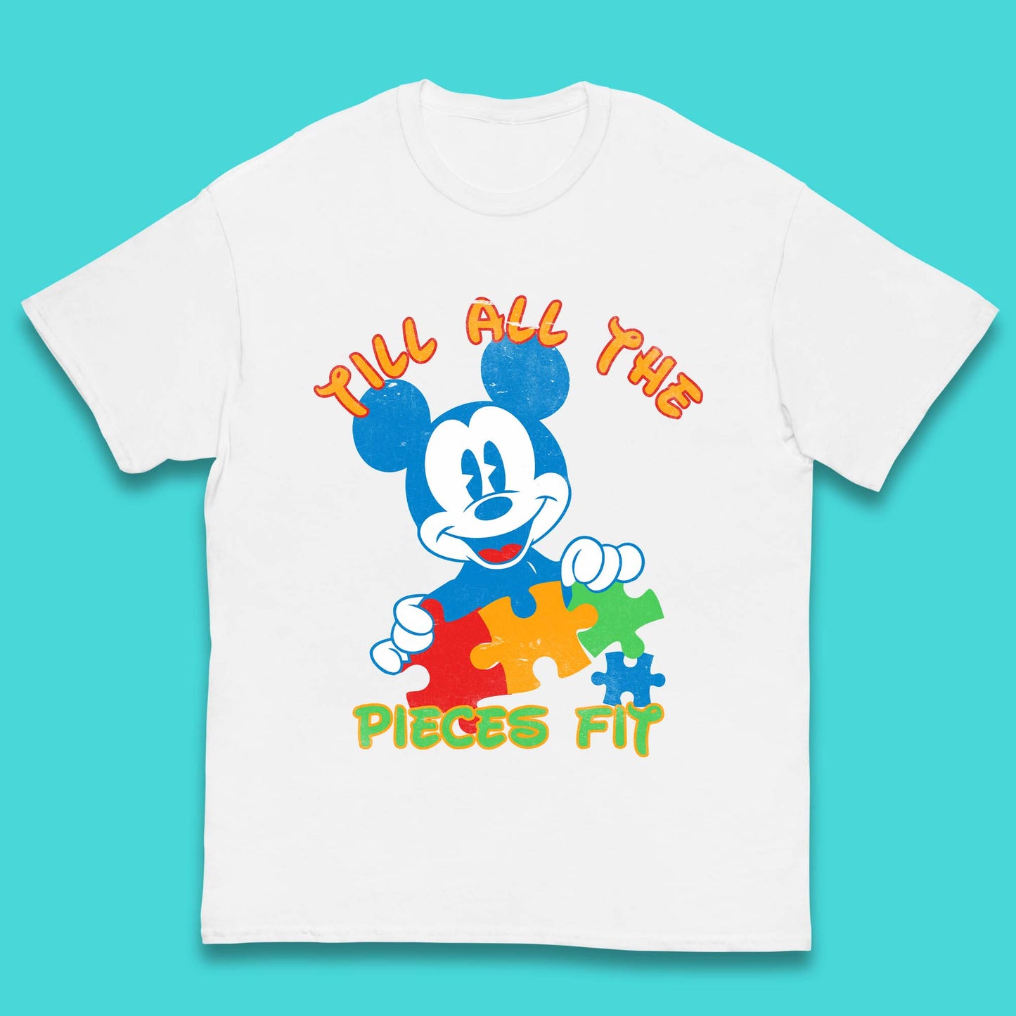 Autism Mickey Mouse Kids T-Shirt