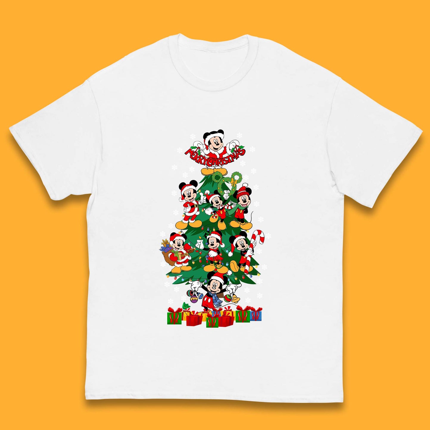 mickey mouse christmas tee