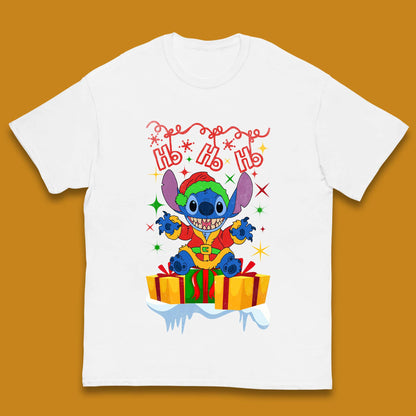 Elf Stitch Christmas Kids T-Shirt