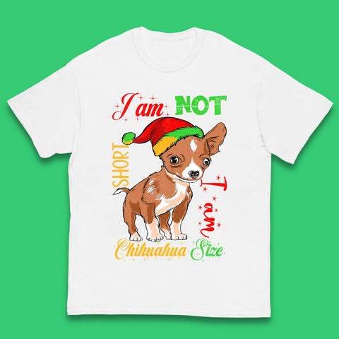 Chihuahua Size Christmas Kids T-Shirt