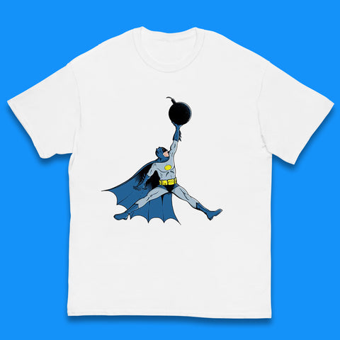 Superhero Batman Jordan Spoof DC Comics Action Adventure Movie Character Kids T Shirt