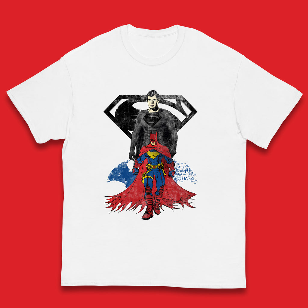Batman And Superman Future State Dark Detective Superhero Comic Book Characters DC Comics Kids T Shirt