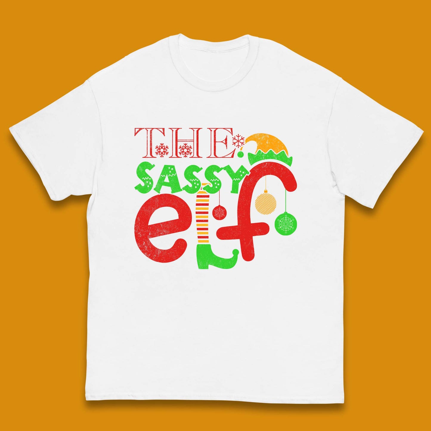 The Sassy Elf Christmas Kids T-Shirt