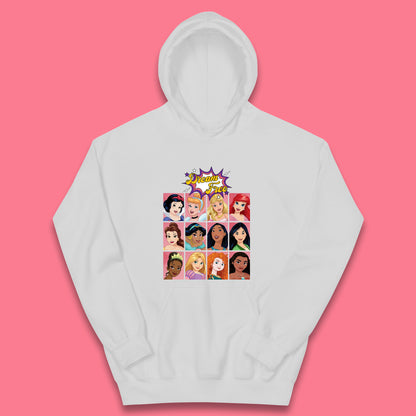 Dream Free Disney Princess Characters Disney Snow White Cinderella Jasmine Disney Princesses Group Disney World Kids Hoodie