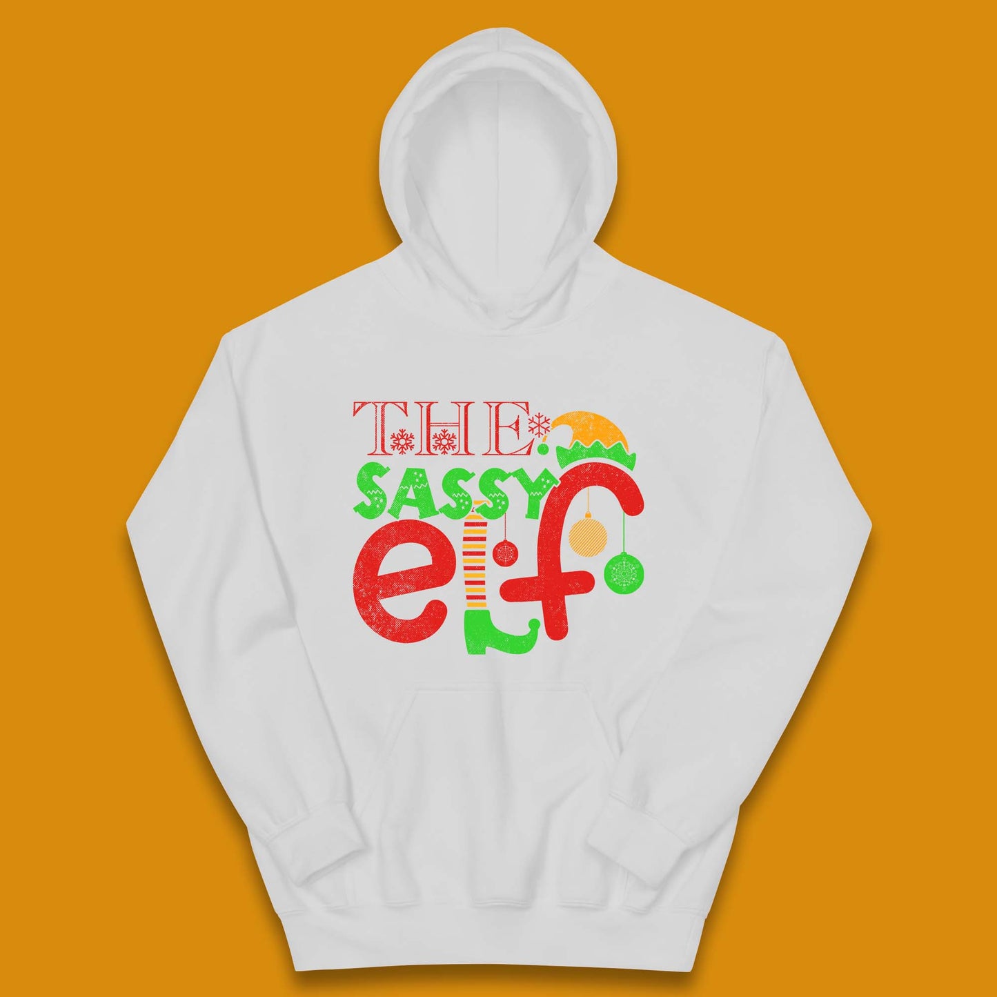 The Sassy Elf Christmas Kids Hoodie