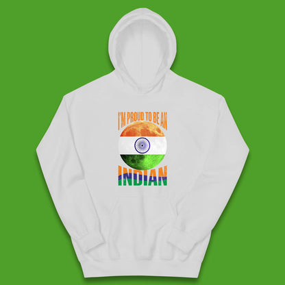 I'm Proud To Be An Indian Chandrayaan-3 Soft Landing To The Moon Kids Hoodie