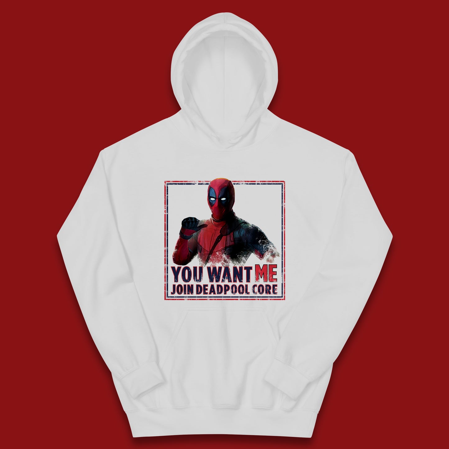 You Want Me Join Deadpool Core Marvel Comics Deadpool Superhero Comic Book Fictional Character Kids Hoodie