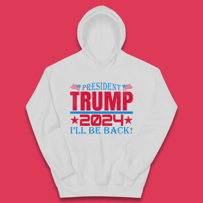 President Trump 2024 Kids Hoodie