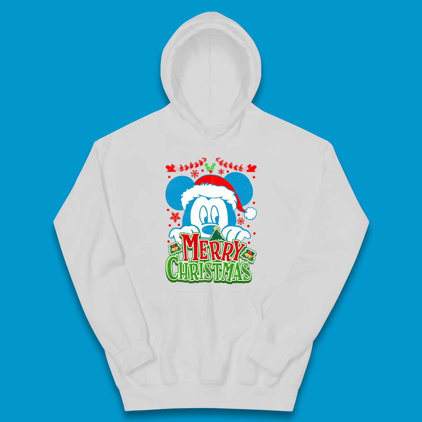 mickey mouse christmas hoodie