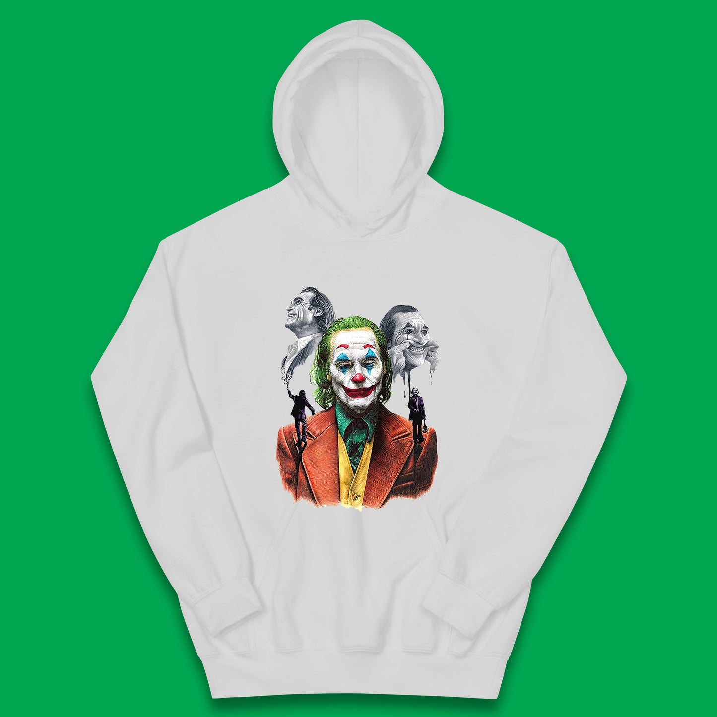 The Joker Why So Serious? Movie Villain Comic Book Character Supervillain Movie Poster Kids Hoodie