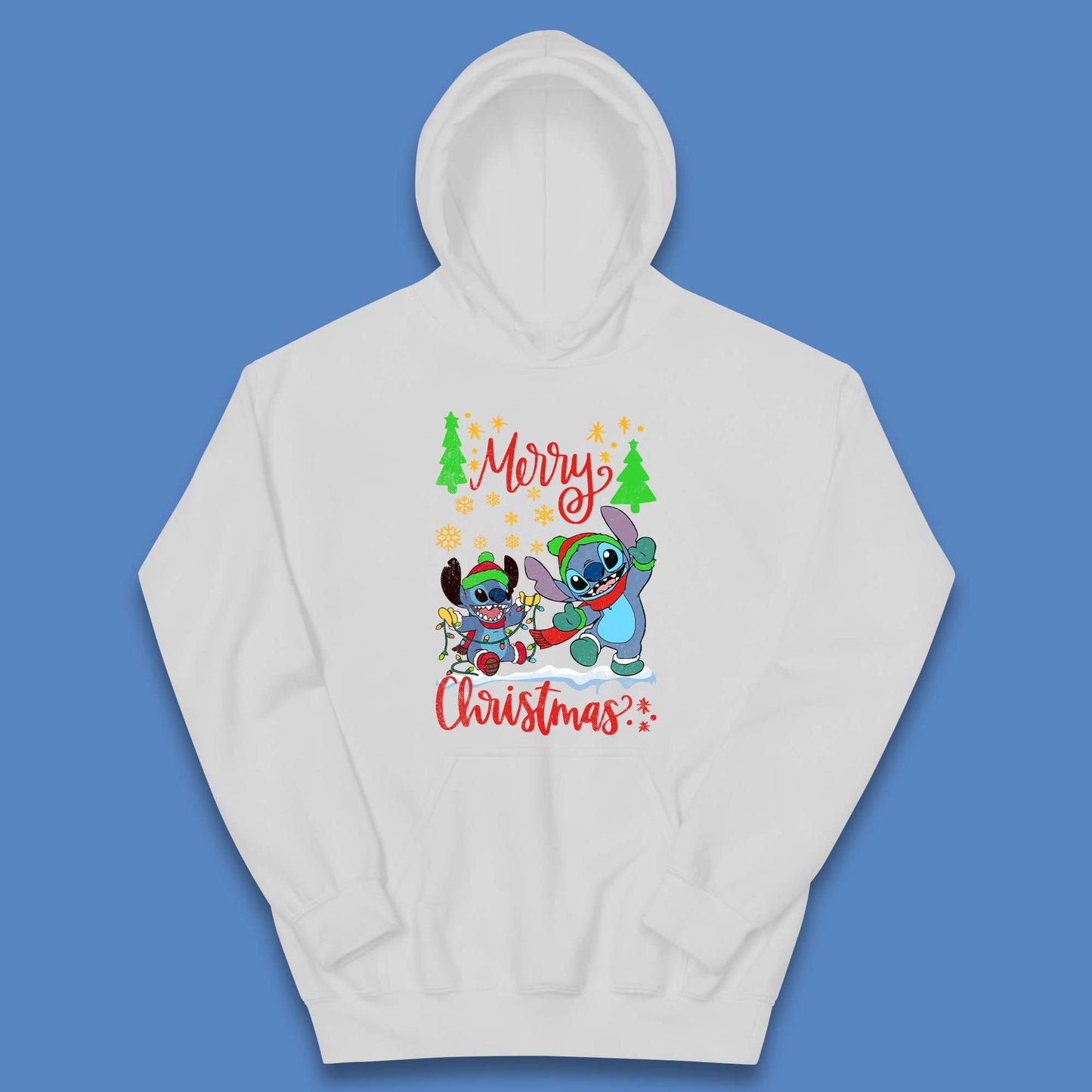 Stitch Squad Christmas Kids Hoodie