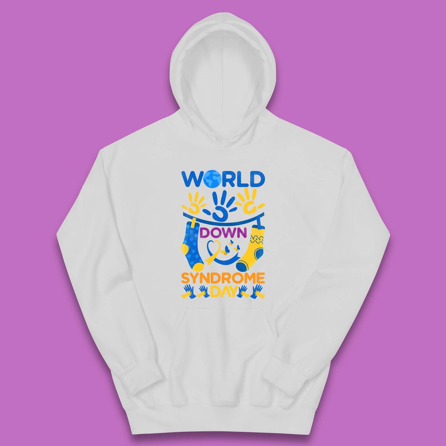 World Down Syndrome Day Kids Hoodie