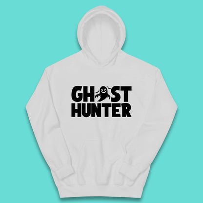 Ghost Hunter Halloween Haunted Ghostbusters Paranormal Investigator Kids Hoodie