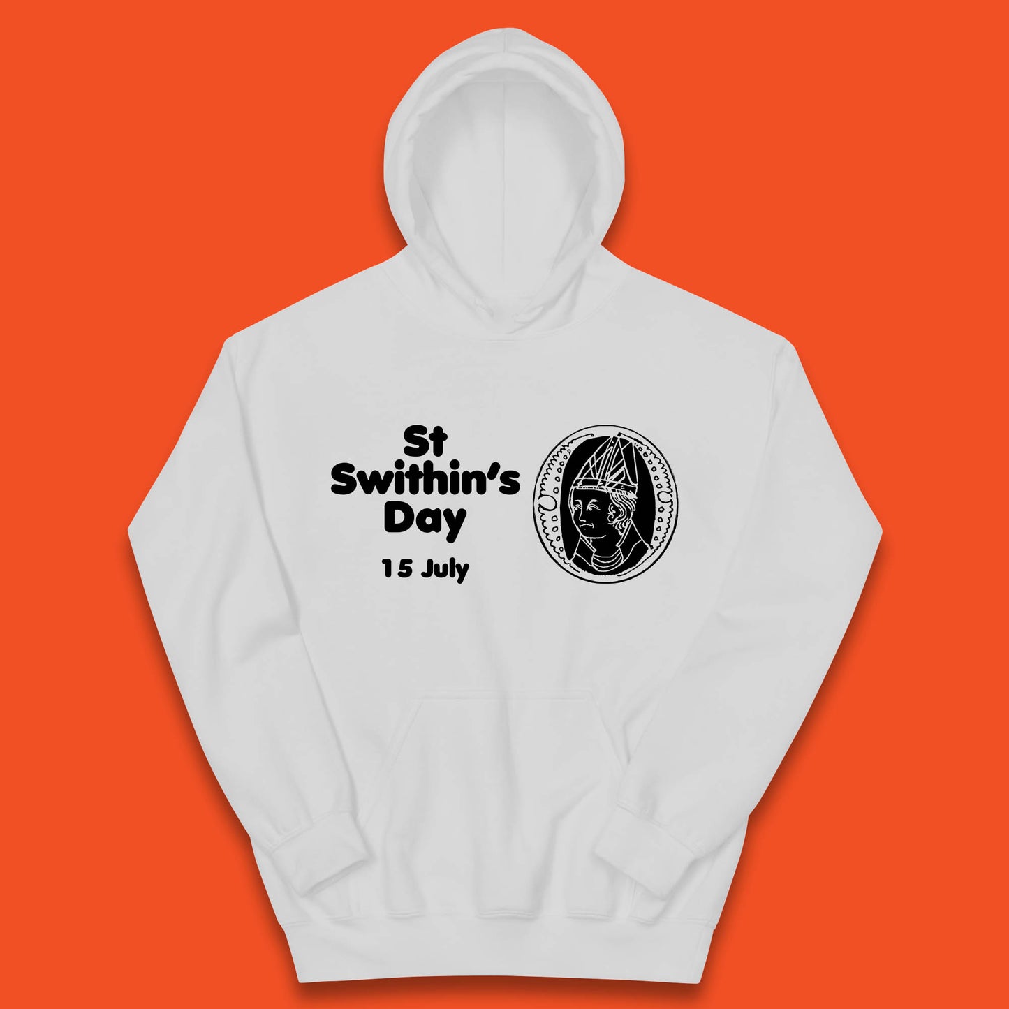 St. Swithin's Day 15 July Saint Swithun's Day Weather Folklore Kids Hoodie