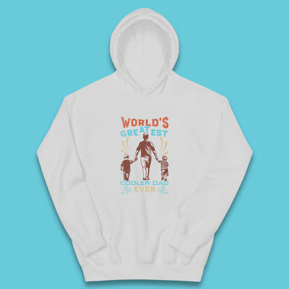 World Greatest Cooler Dad Ever Kids Hoodie