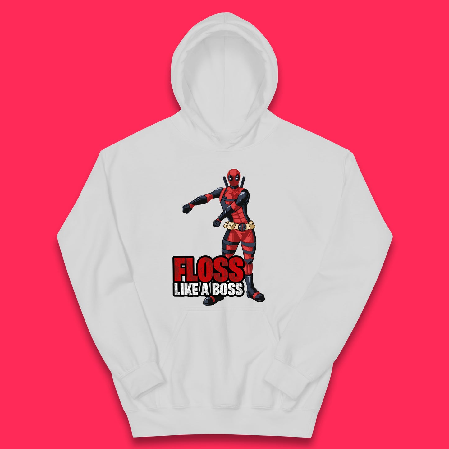 Floss Lika A Boss Deadpool Floss Floss Dance Deadpool Fictional Character Superhero Comic Book Character Floss Dancing Deadpool Marvel Comics Kids Hoodie