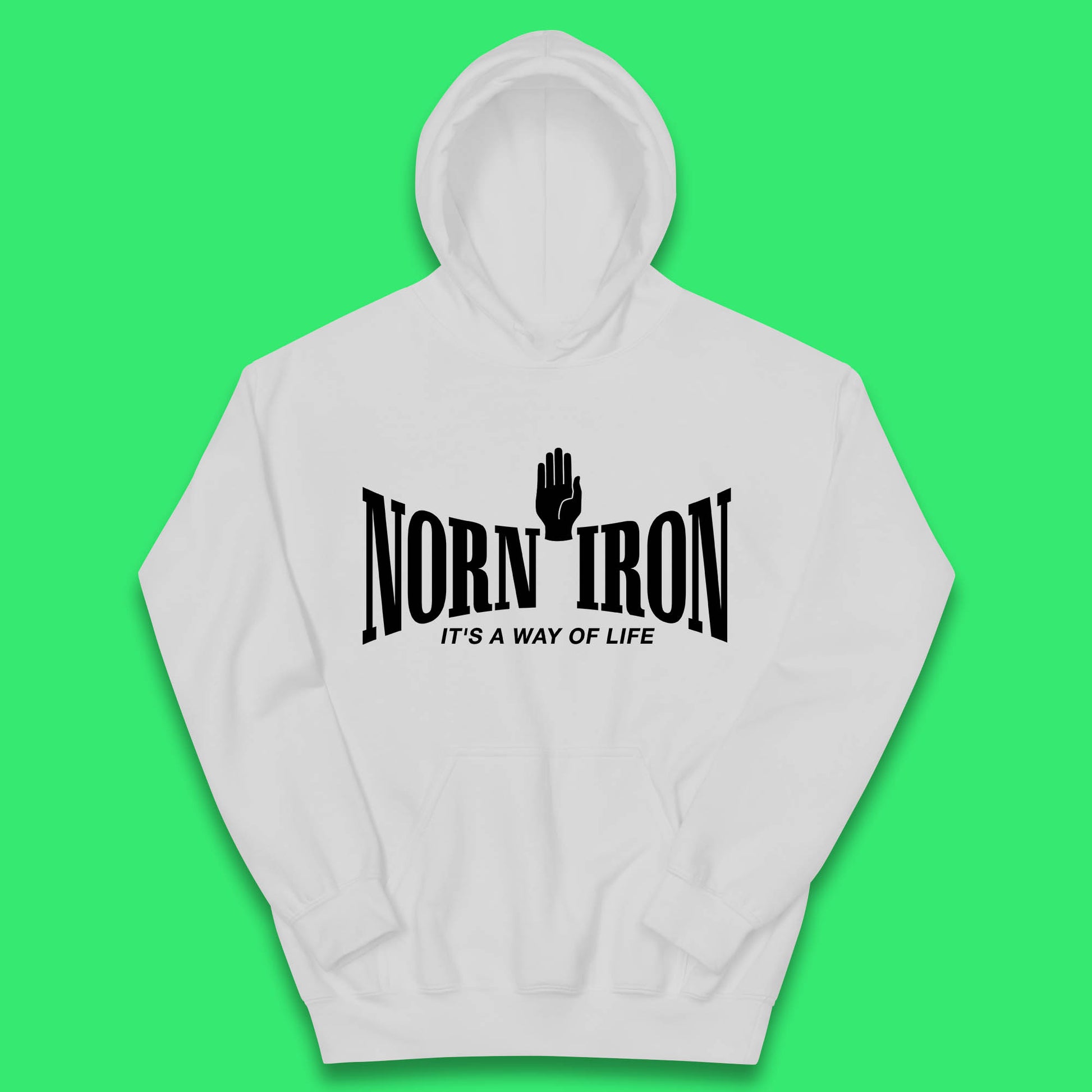 Norn Iron It's a Way of Life Kids Hoodie