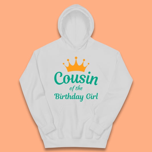 Cousin Of The Birthday Girl Kids Hoodie