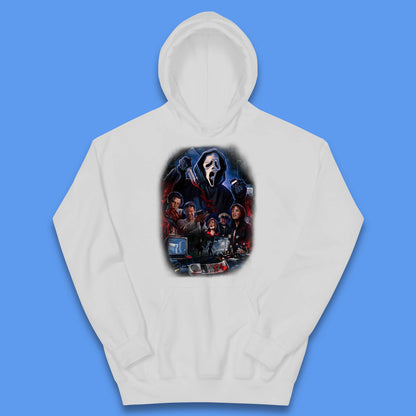 The Scream Movie Poster Ghostface Halloween Ghost Face Scream Horror Movie Character Kids Hoodie