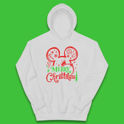 mickey mouse head christmas hoodie