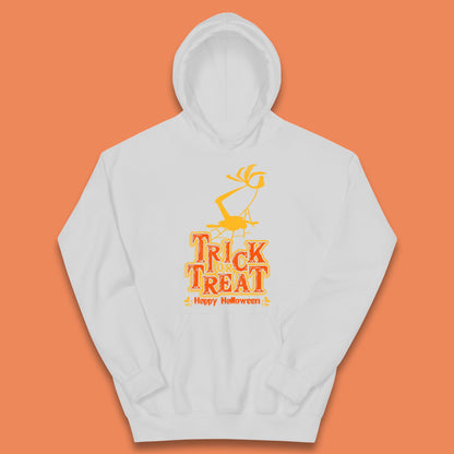 Happy Halloween Trick Or Treat Horror Scary Spooky Season Kids Hoodie