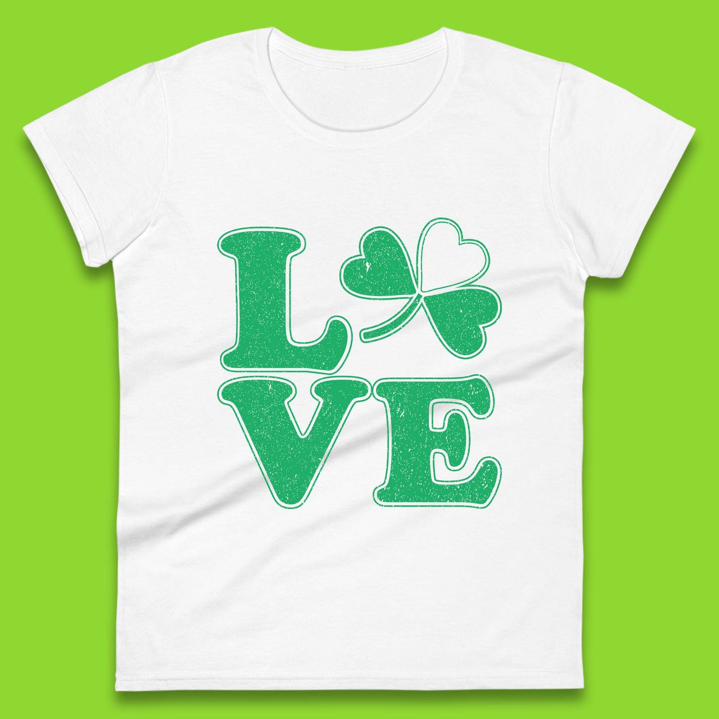 Shamrock Love Womens T-Shirt