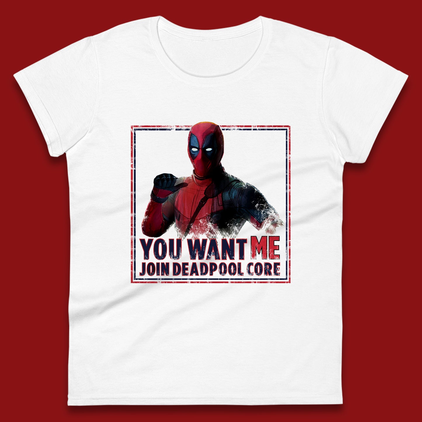 You Want Me Join Deadpool Core Marvel Comics Deadpool Superhero Comic Book Fictional Character Womens Tee Top