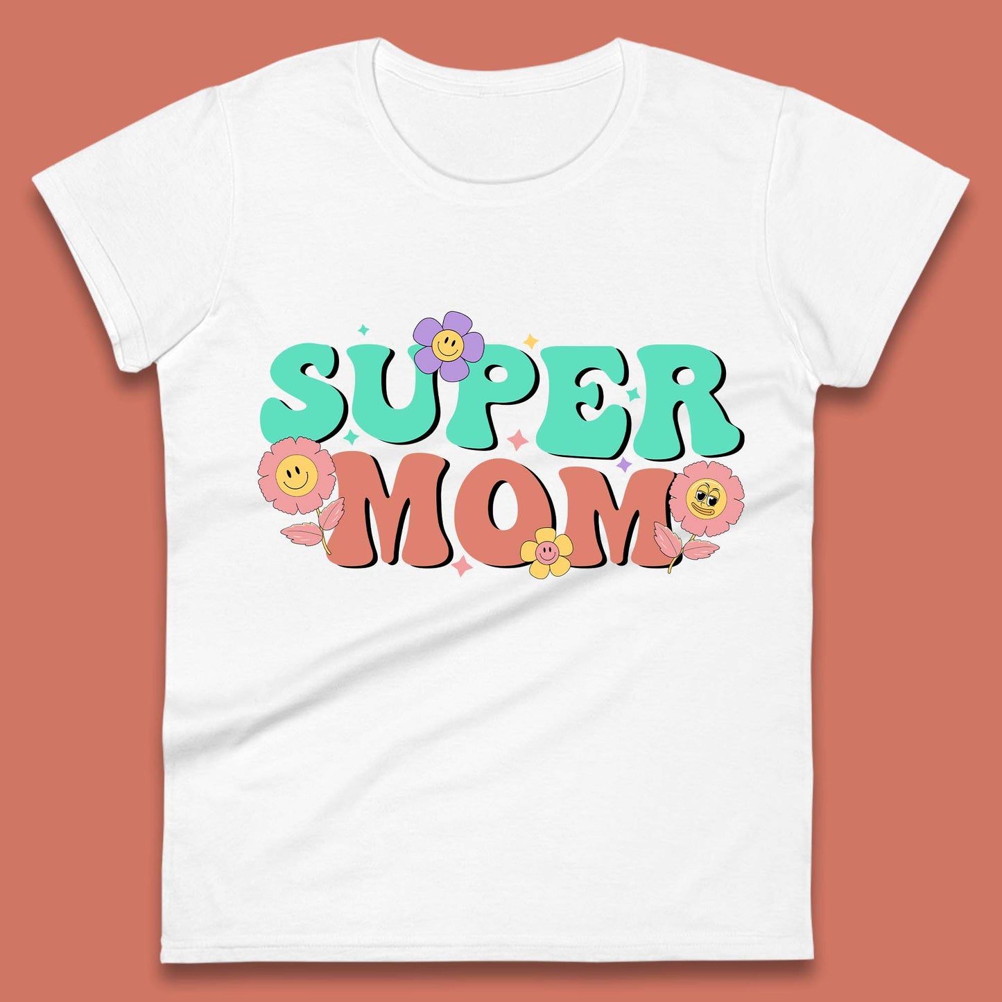 Super Mom Womens T-Shirt