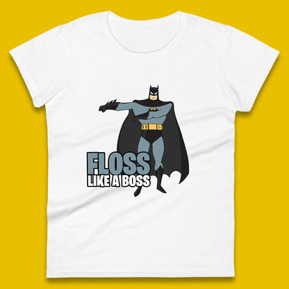 Batman Floss Like A Boss DC Comics Action Adventure Superheros Movie Character Womens Tee Top