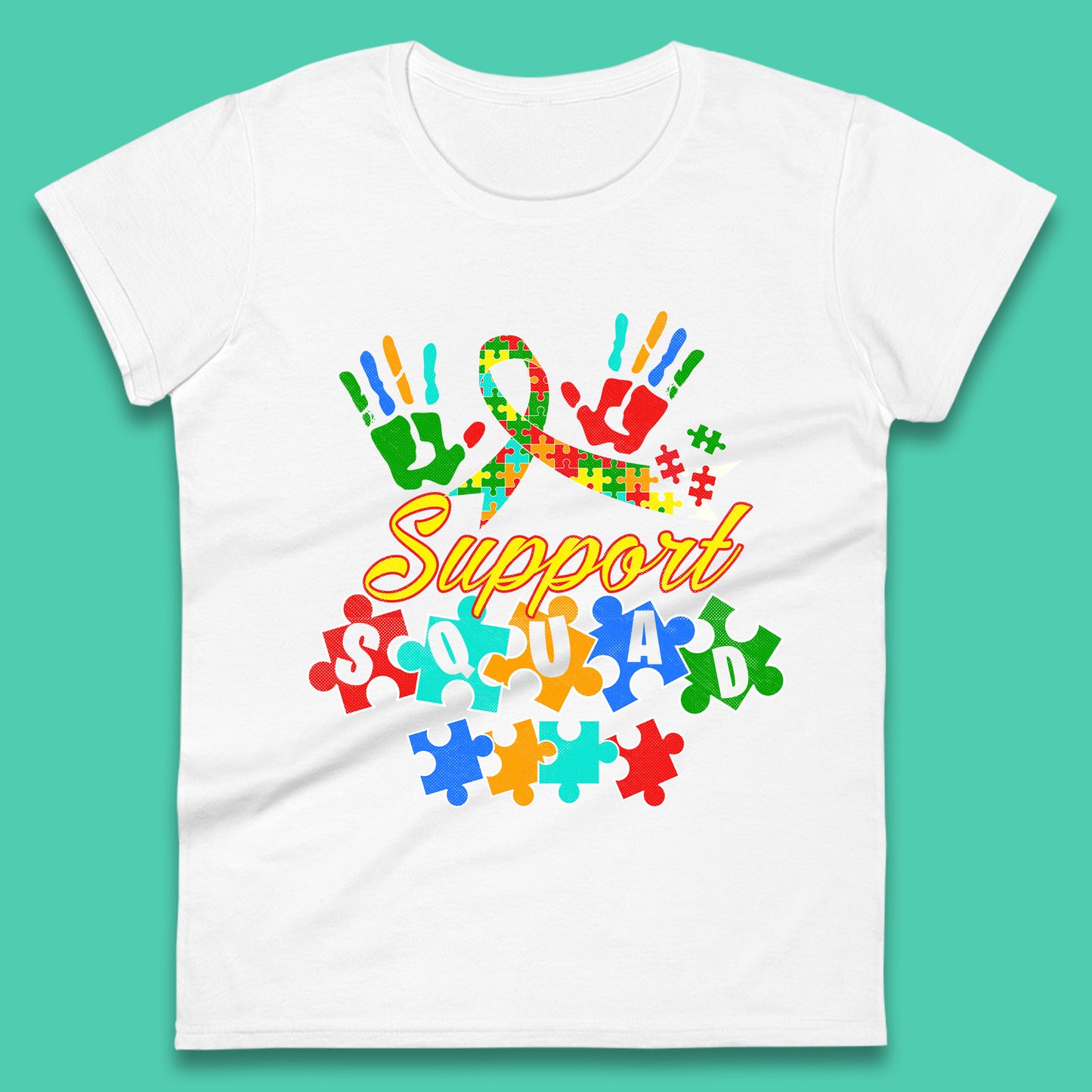 Autism Support Squad Womens T-Shirt