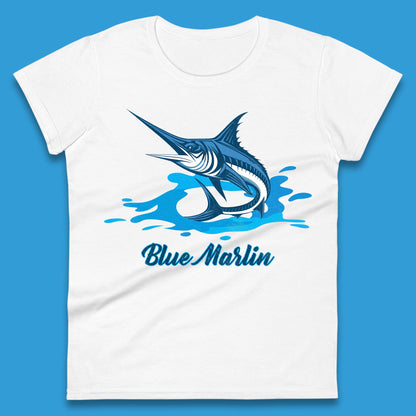 Ladies Blue Marlin T Shirts UK