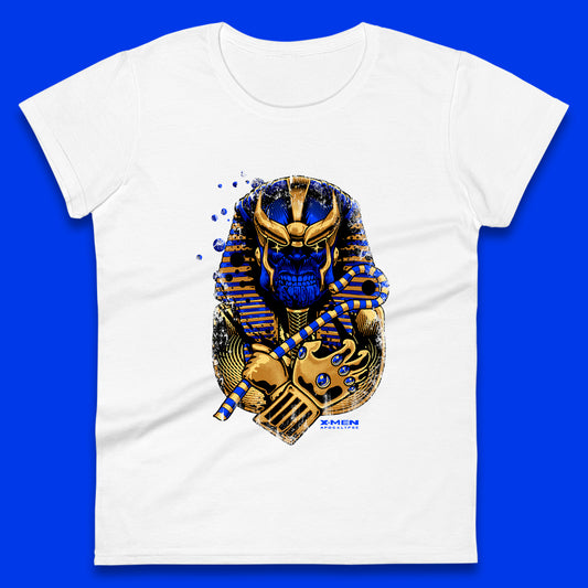 Egyptian Pharaoh King Thanos Tut Marvel Comic Book Fictional Character Womens Tee Top