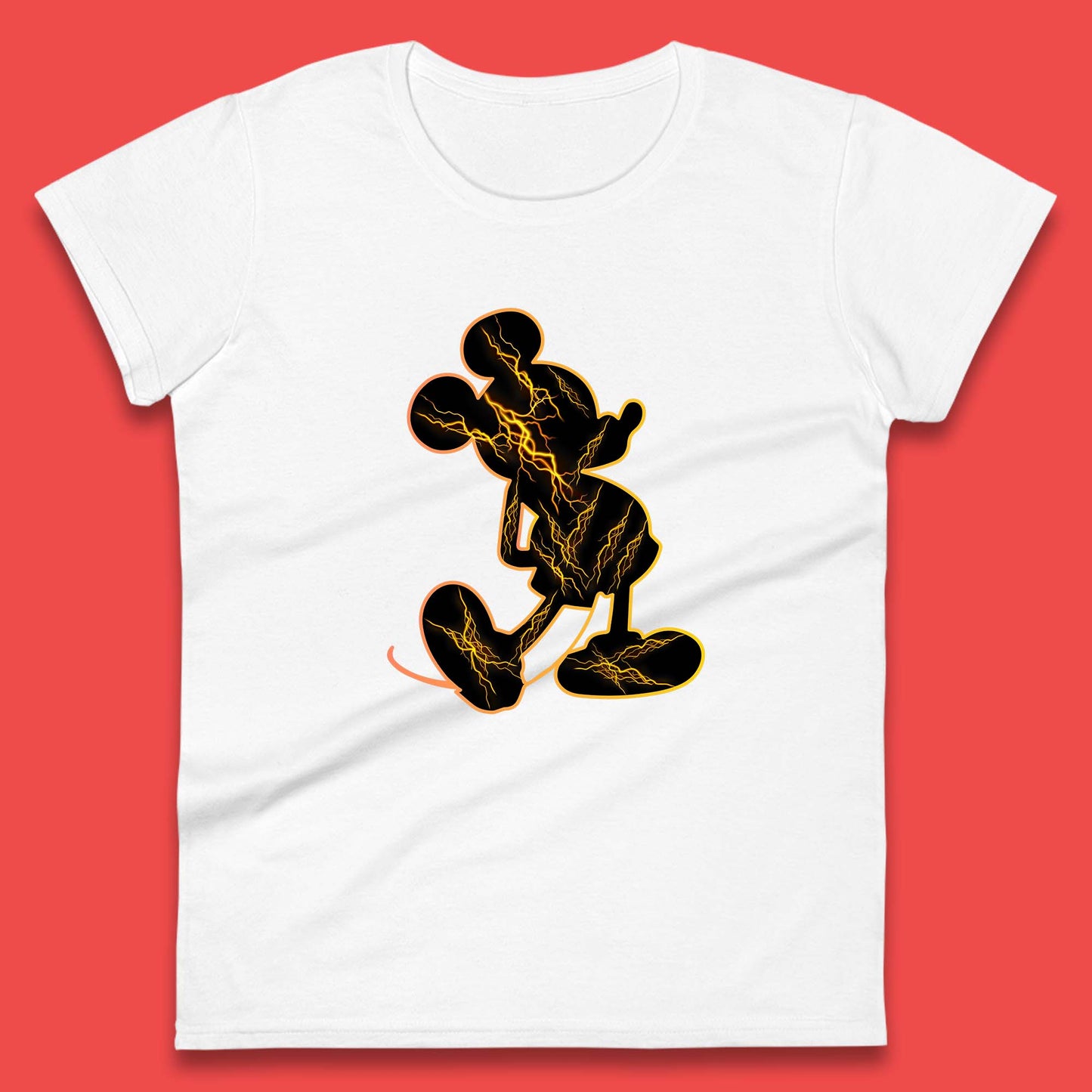 Disney Classic Mickey Mouse Pose Disney Retro Cartoon Character Disneyland Holiday Vacation Womens Tee Top