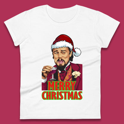 Leonardo DiCaprio Christmas Womens T-Shirt