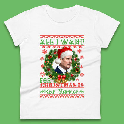 keir starmer christmas womens t shirt