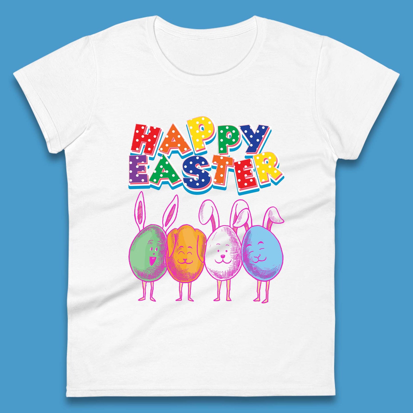 Happy Easter Womens T-Shirt