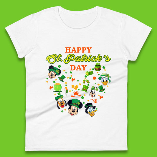 Disney Happy St. Patrick's Day Womens T-Shirt